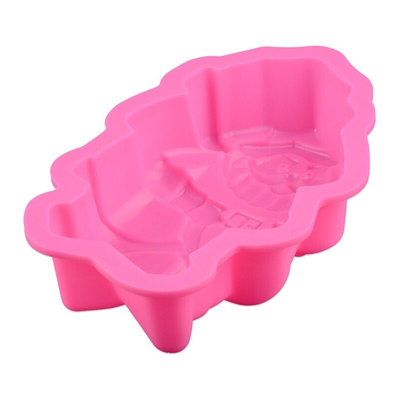 Santa Claus Shaped Silicone Cake Mold Handmake DIY Bread Mould Cake Tools gallery