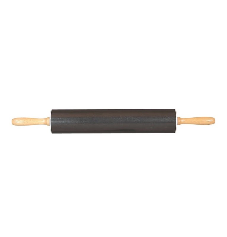 Fox Run Non-Stick Rolling Pin Carbon Steel 12-Inch Length 2-Inch W Barrel Black gallery