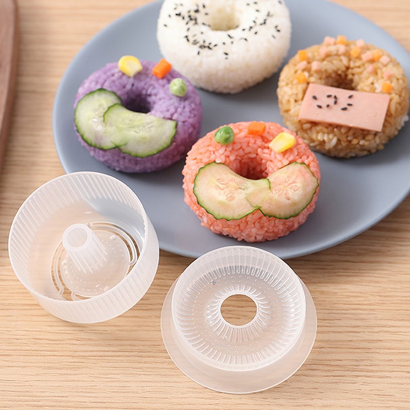 Donut Round Rice Ball Mold Non-Stick Sushi Maker DIY Easy Rice Ball Press Mold gallery