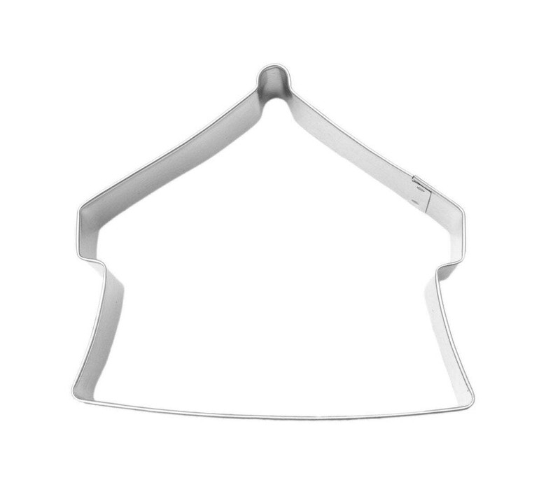 Circus Tent 4.5” Cookie Cutter Metal