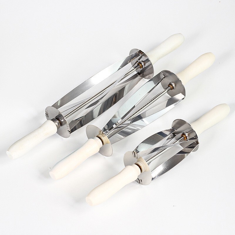 Croissant Cutter Roller Slices Stainless Steel Household Rolling Bread Cutter gallery