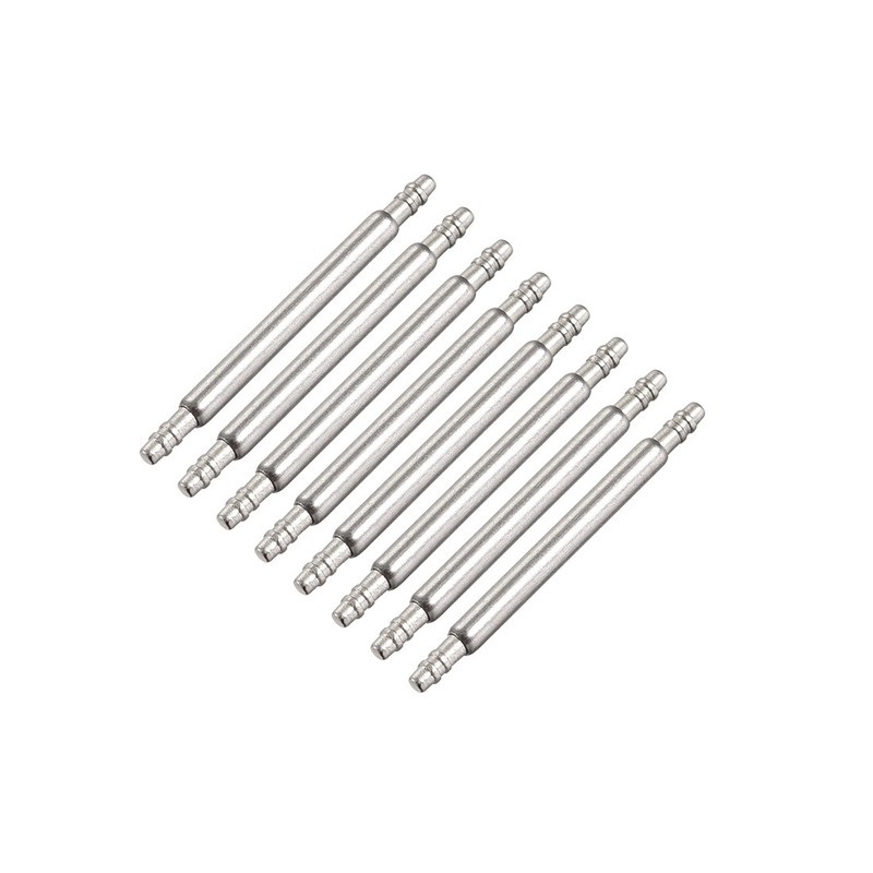 Spring Bar Pins 16×1.5×0.8mm Double Flange Watch Strap Pins 8pcs
