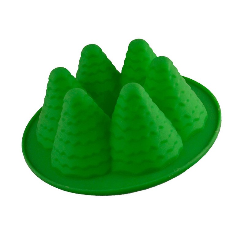 3D Christmas Tree Shaped Cake Mold Creative Silicone Bake Mold for Home Store gallery