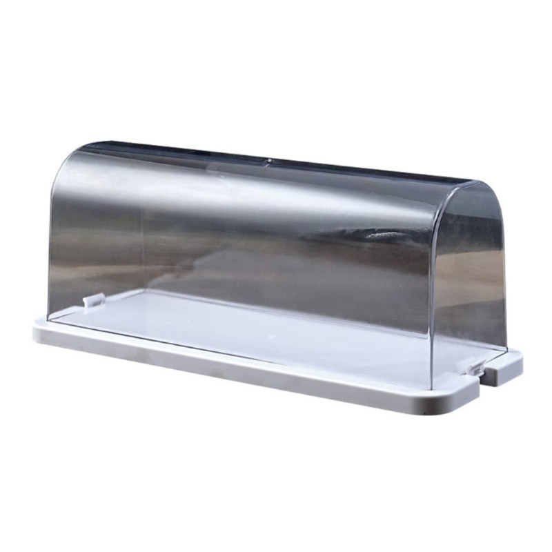 Roll Cake Boxes Hot Dog Sandwich Clear Lid Plastic Container Cake Roll Container