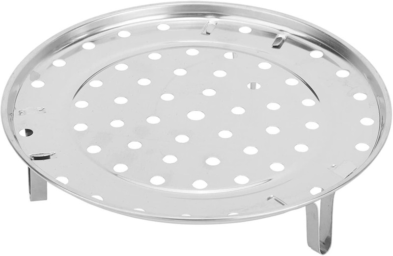 Round Steamer Rack, Stainless Steel Steam Holder Steaming and Cooling Rack