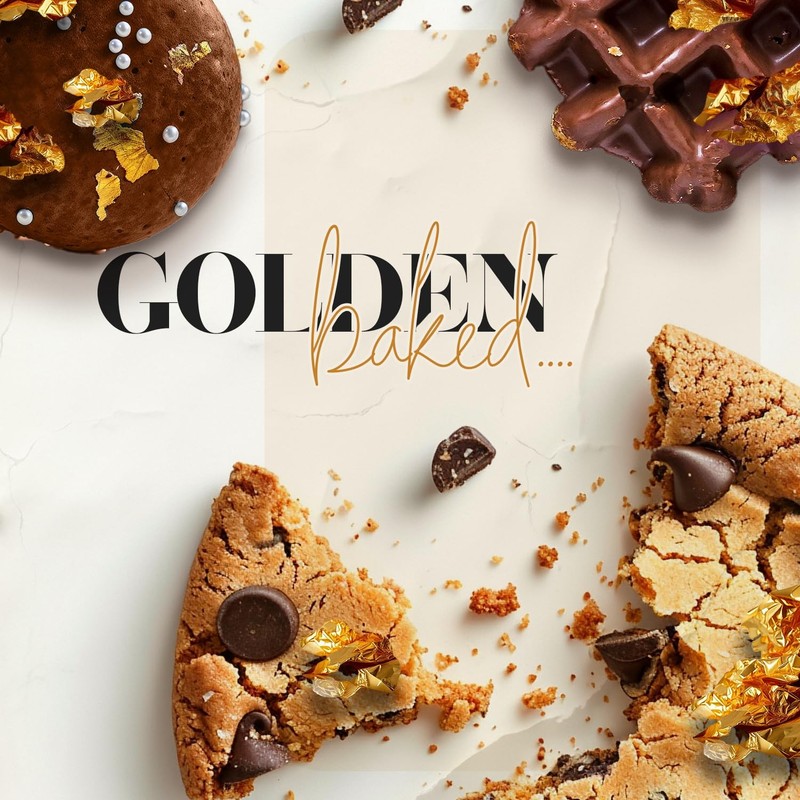 24K Edible Gold Foil Sheets - 200mg Gold Foil gallery