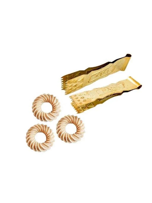 Mamoul Metal Mold + Plastic Mould + Metal Tong for decoration , Hand Craved Cook gallery