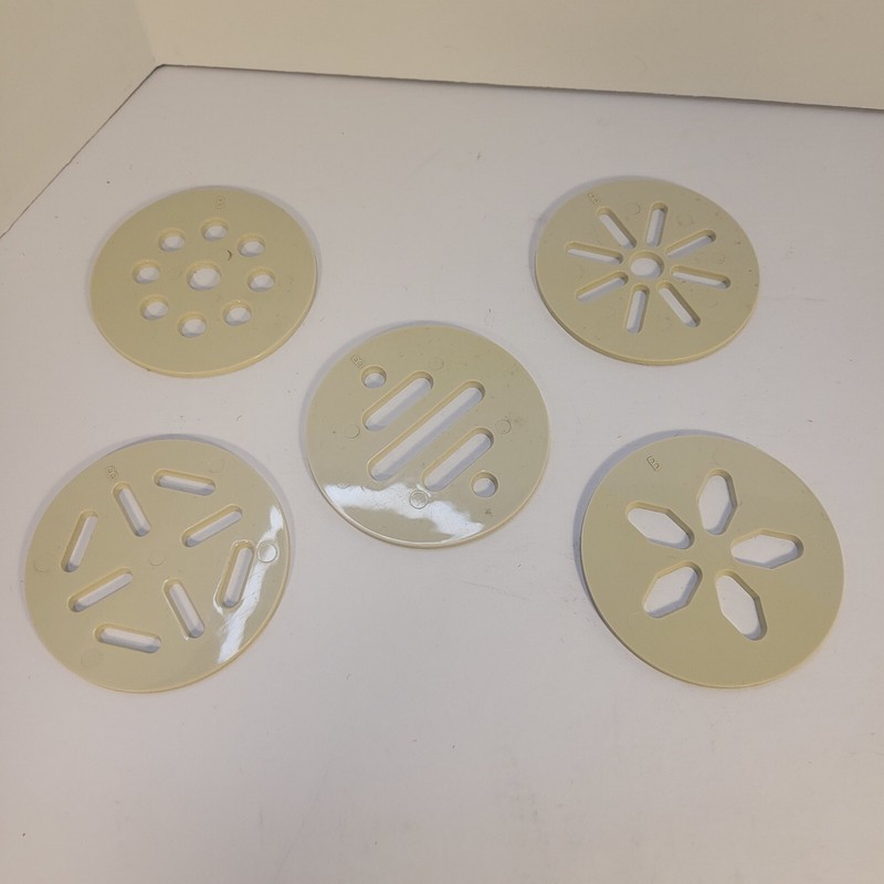 Pampered Chef Cookie Press 1525 Discs 1-5 Replacement Only gallery
