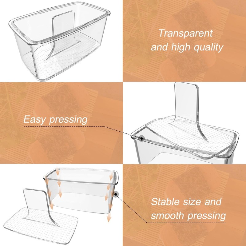 2PCS Clear Musubi Maker Kit, Non-stick Onigiri Press, BPA-Free Sushi Mold for... gallery