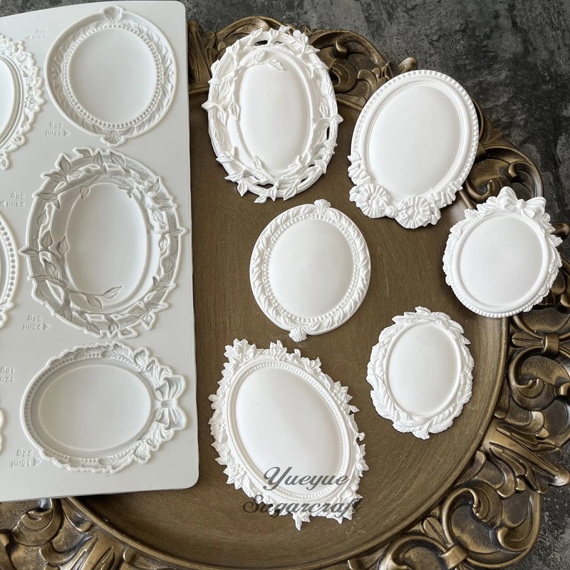 Silicone Epoxy Resin Plaster Mould cake mold fondant molds cake decorating tools gallery