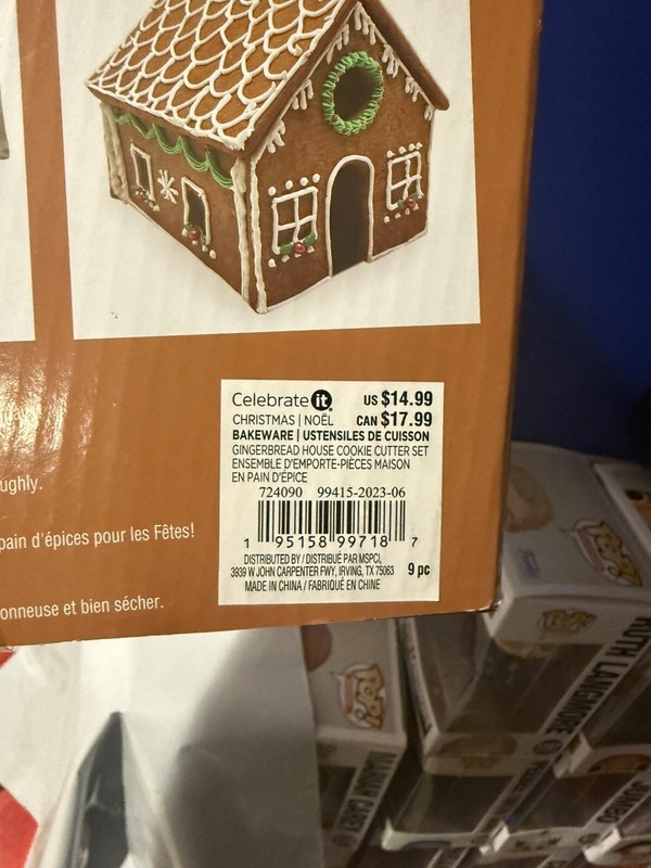 9 Piece Set Gingerbread House 🏚️ Cookie Cutter Stainless Steel Celebrate it. 🆕 gallery