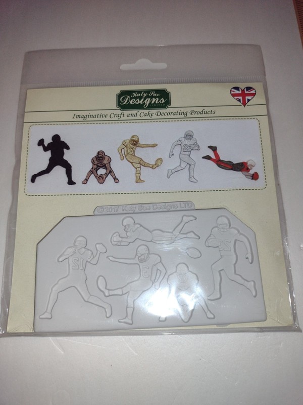 Katy Sue Designs KSD Silicone Mould American Football Cake Chocolate Decoration