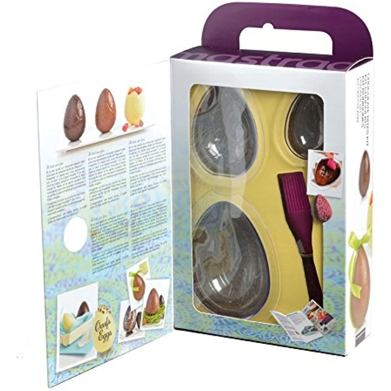Chocolate and Candy Egg Kit - Heat Resistant - Easy to Use - Includes Brush gallery