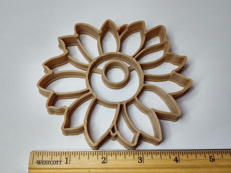 Flower & Planter Dough Cookie Cutter Stamp Outline NEW Play Doh Clay & More gallery