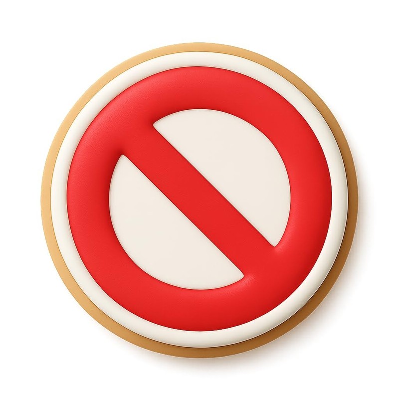 Do Not Enter Sign Cookie Cutter & Stamp, Fondant & Clay - 4x4 gallery