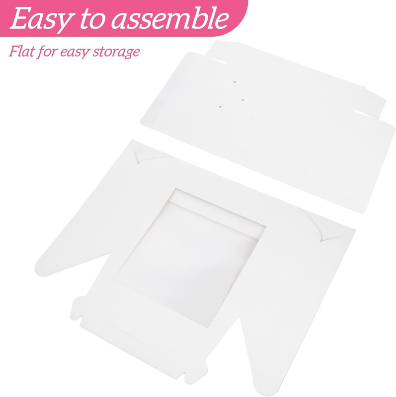 12 Pack Cake Pop Boxes, 18 Holes Cakes Pop Holder White Cake Pops Packaging Boxe gallery