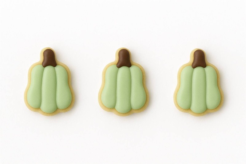 1 Dozen 12 Mini Tall Pumpkin 1.75'' Cookie Cutter Metal Fall Halloween Party Fav gallery