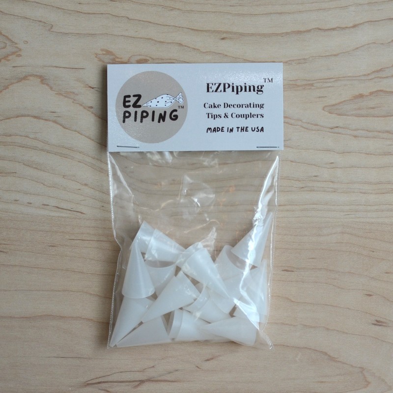 EZ Piping Reusable Decorating Icing Tip #2 - 20 Count gallery