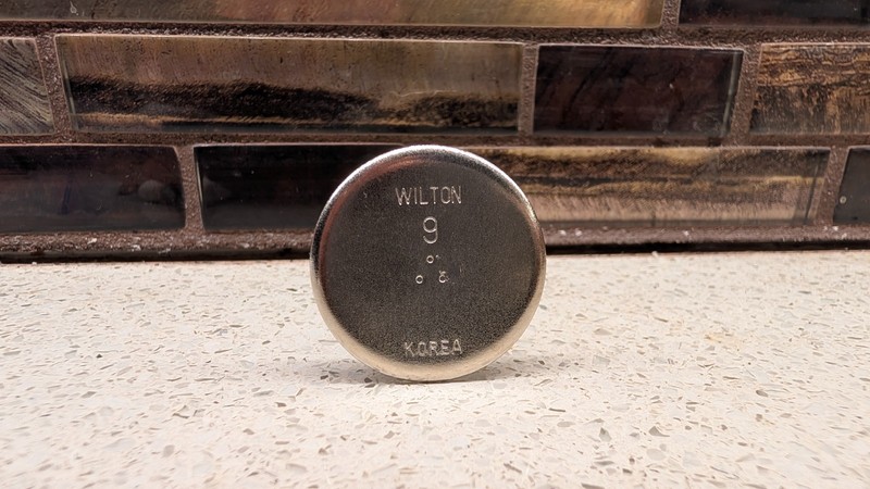 Vintage Wilton Model 418-3009 Stainless Steel Number 9 Flower Nail