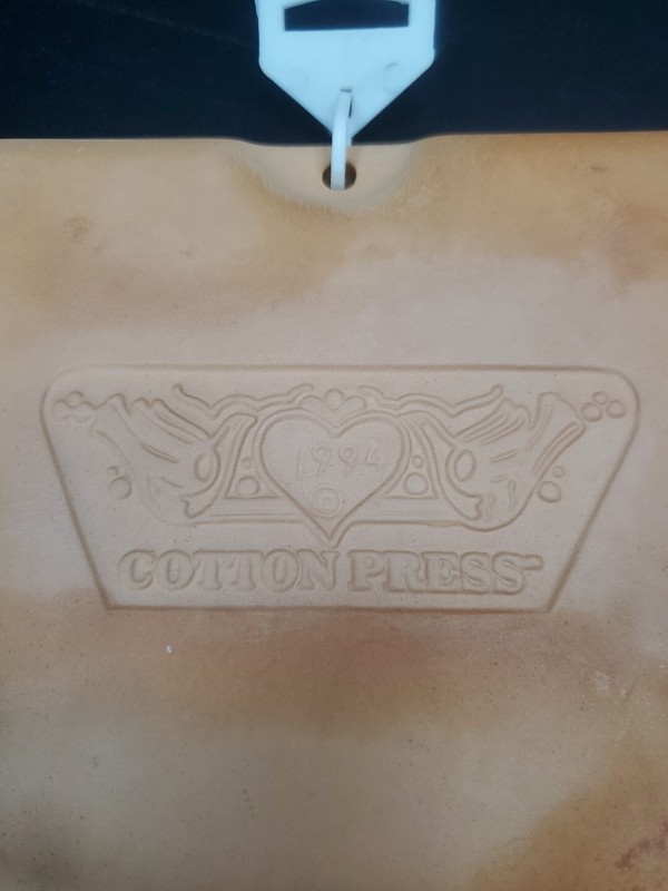 Cotton Press GINGERBREAD BOY & GIRL Cookie Mold Press Paper Casting 1994 Vintage gallery