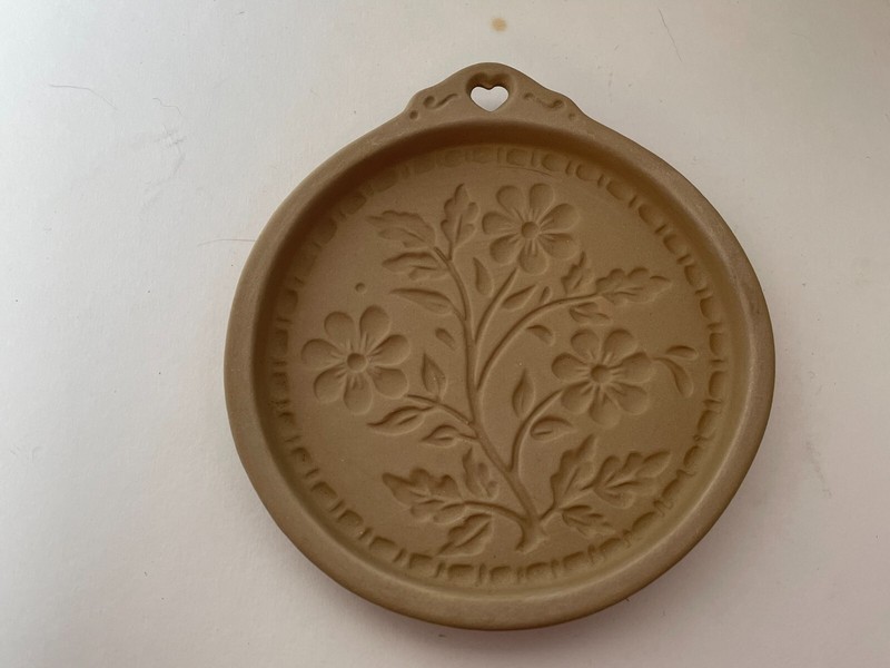 Brown Bag Cookie Art Mold 1991 “Prairie Flowers” American Folk Art Series No. 1 