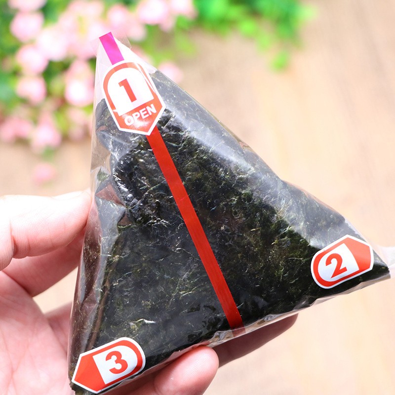 20Pcs Double Layers Triangle Rice Ball Packing Bag Seaweed Onigiri Sushi Bag gallery