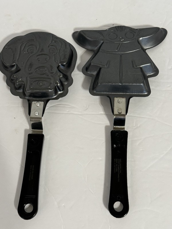 Star Wars Baby Yoda And A Puppy Face Pancake Mold Or Cookie Mode. In Great Shape gallery