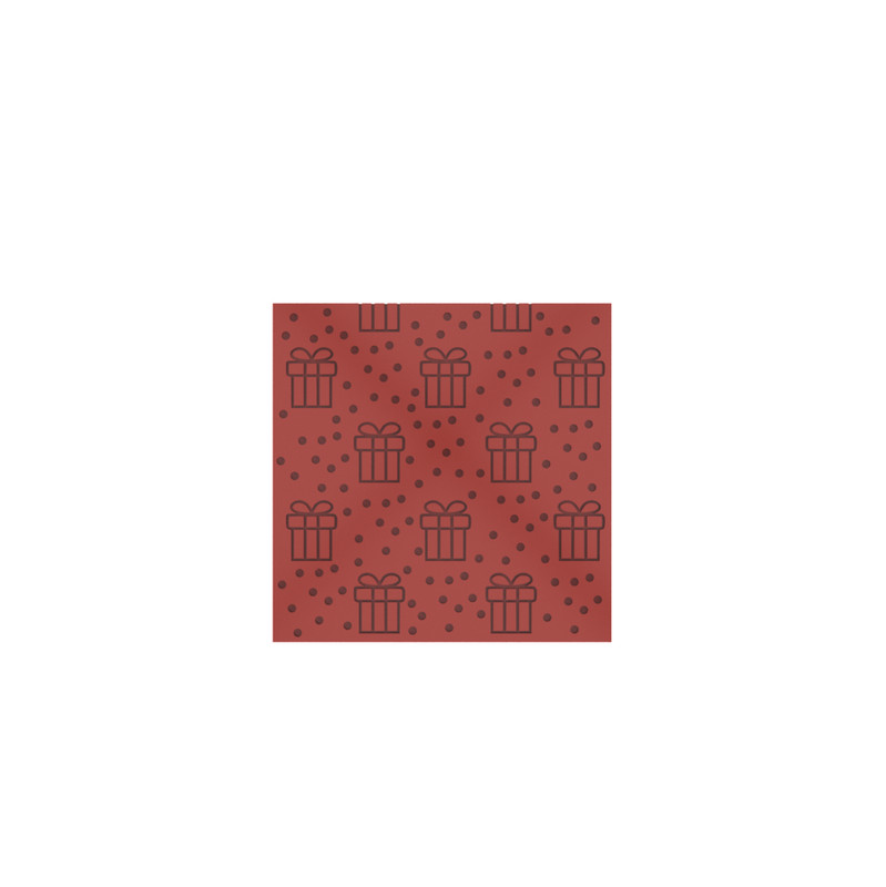 Christmas texture cookie debosser xmas present gingerbreadman