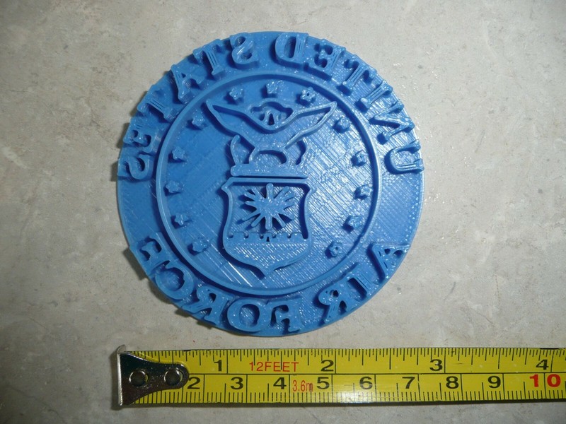 US AIR FORCE WITH WORDS MILITARY SET OF 2 COOKIE CUTTER AND STAMP USA PR4173 gallery