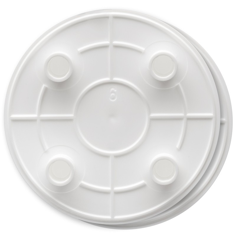 Lady Mary Separator Plate 6″ Diameter 2-Pack White
