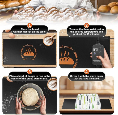 Sourdough Heating Mat Dough Proofing Box Fahrenheit, 59°F - 140°F... gallery