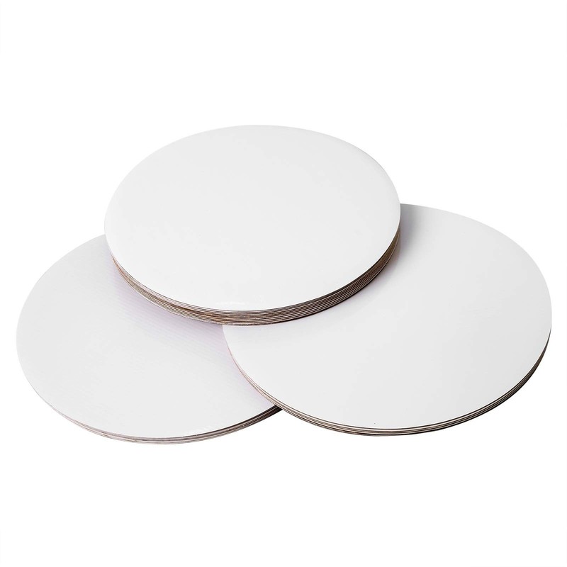 MORE [25pcs] 10" White Cakeboard Round,Disposable Cake Circle Base Boards Cak... gallery