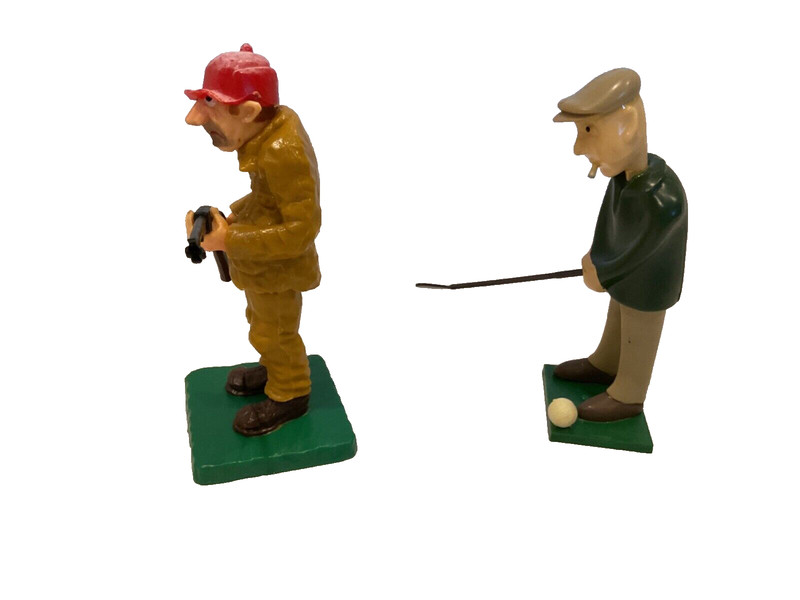 VTG FATHER-IN LAW CAKE TOPPER SHOTGUN WEDDING & GOLFER WILTON 1978 NIP gallery