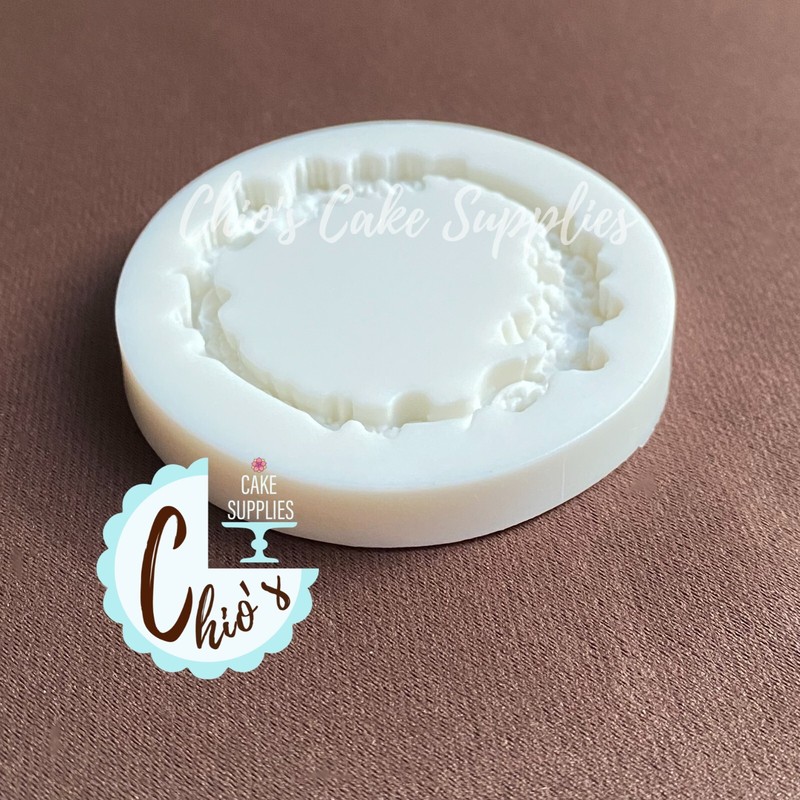 Round Floral Frame Silicone Mold gallery