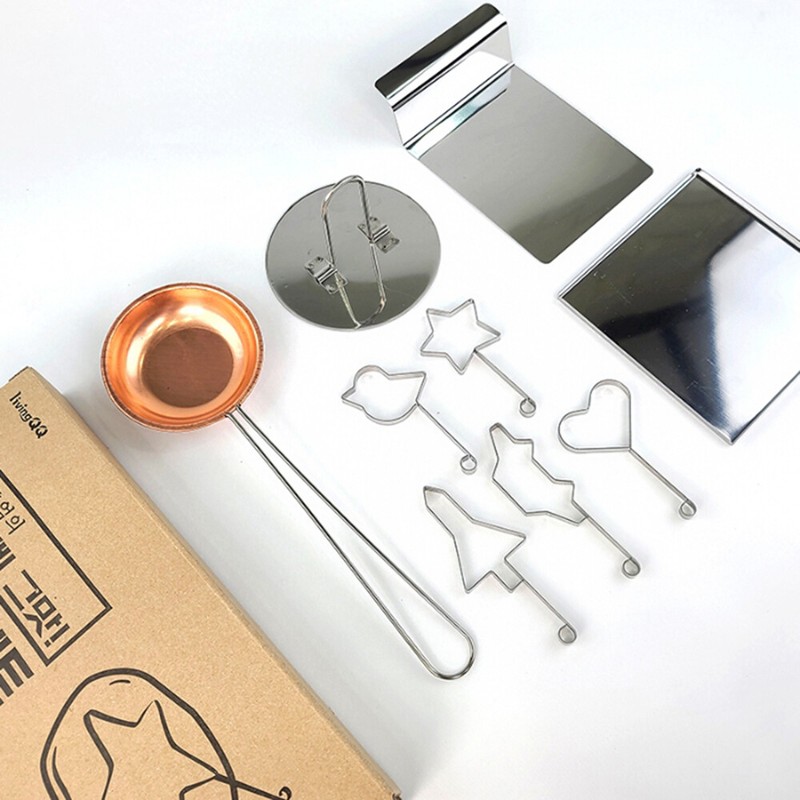 Korean Traditional Game Dalgona Kit Set Candy Maker / Netflix Squid Game EP 2 gallery