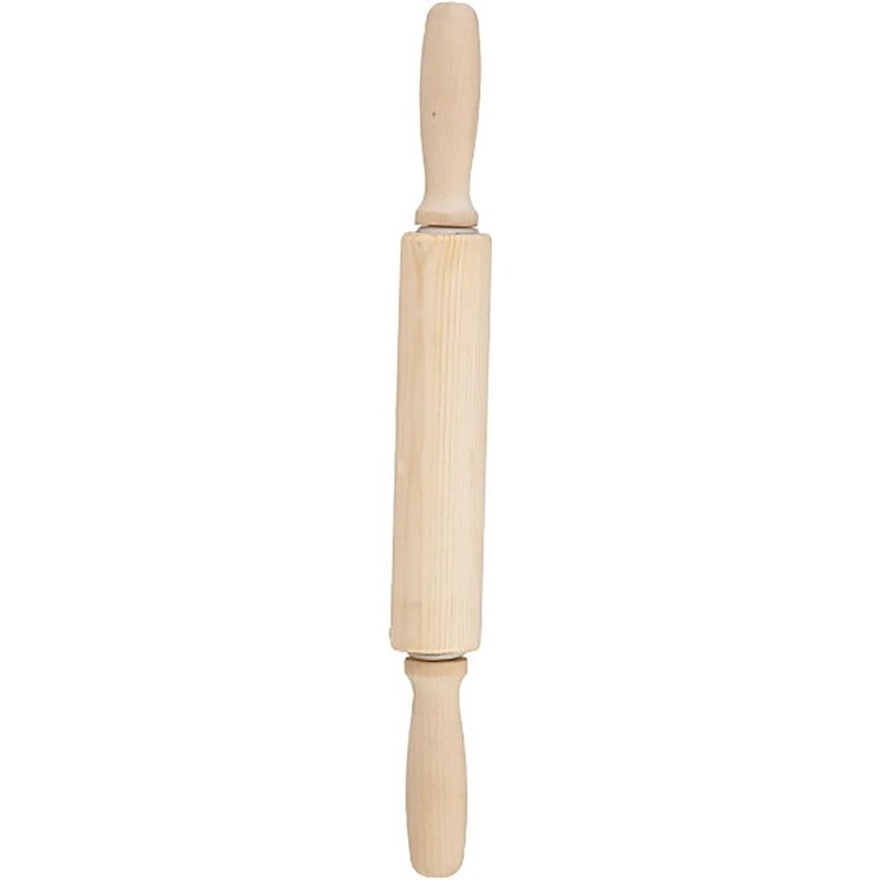 Wooden Rolling Pin for Baking Bread Pizza Cookie Cake Noodles Kneading Dough gallery
