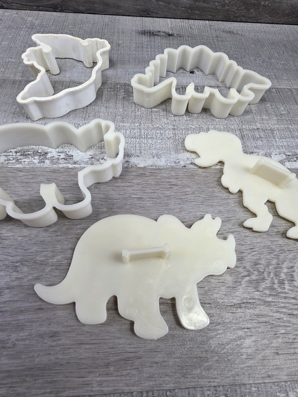Dinosaurs Cookie Cutter With Fossil Embosser Stamps T-Rex Ghost g51d gallery