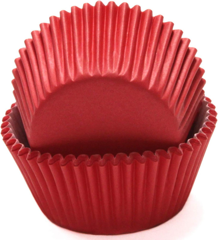 Classic Cupcake Liners, 50 Count, Bright Red gallery