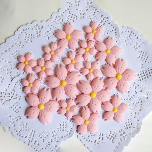 Cherry Blossom Silicone Fondant Mold For Cake Decorating Cupcake Topper Style A gallery