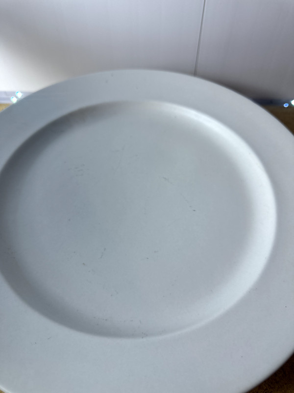 2-in-1 Pedestal Cake Stand and Serving Plate, 10-Inch Round Stand,White. gallery