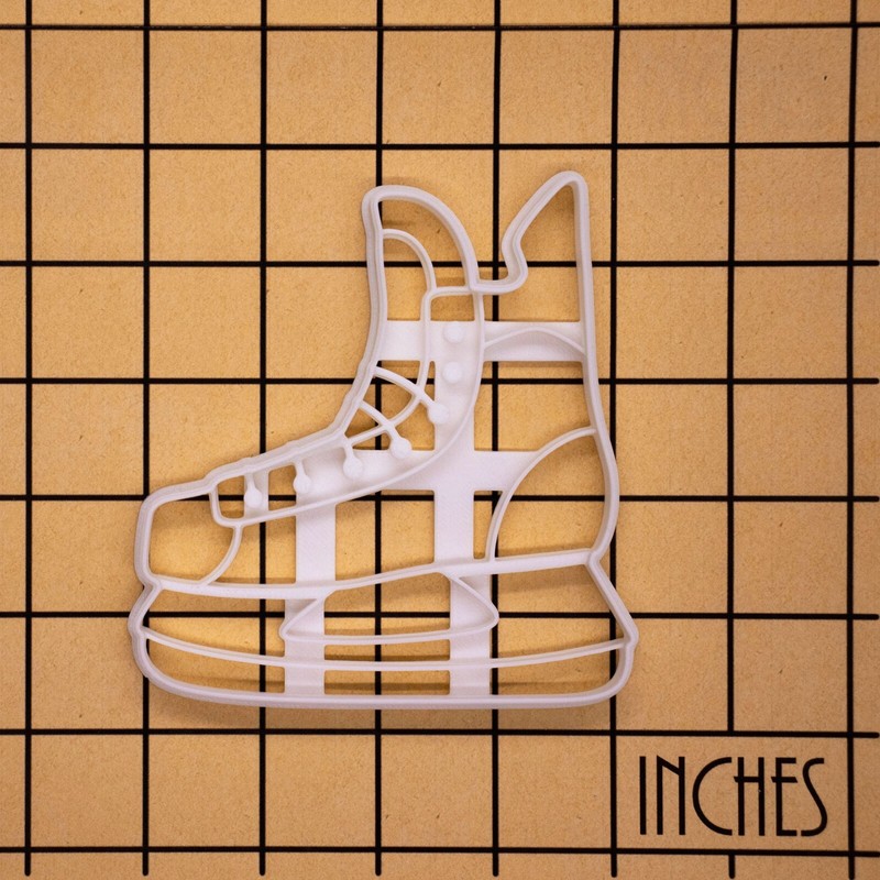 Ice Hockey Skate Cookie Cutter -sports game rink goal slapshot tournament league gallery