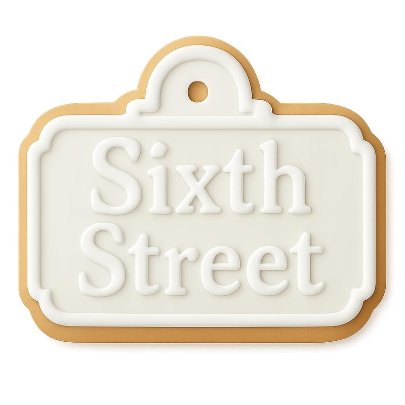 Sixth Street Marketplace Cookie Cutter & Stamp, Fondant & Clay Cutter - 4x3.2" gallery