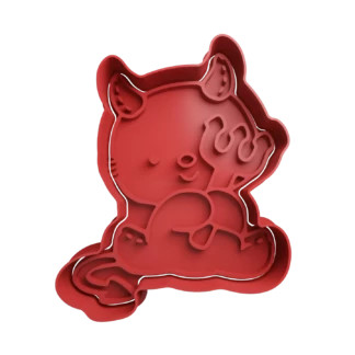 Devil Cute Halloween Cookie Cutter Fondant Biscuit Baking Tool