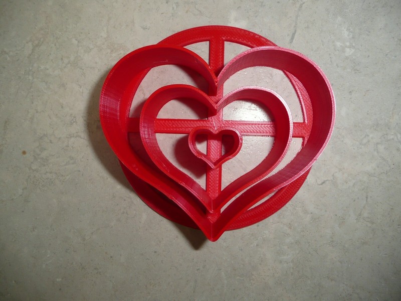 MINI SIZE HEART DESIGN CONCHA COOKIE CUTTER MEXICAN SWEET BREAD STAMP USA PR4889 gallery