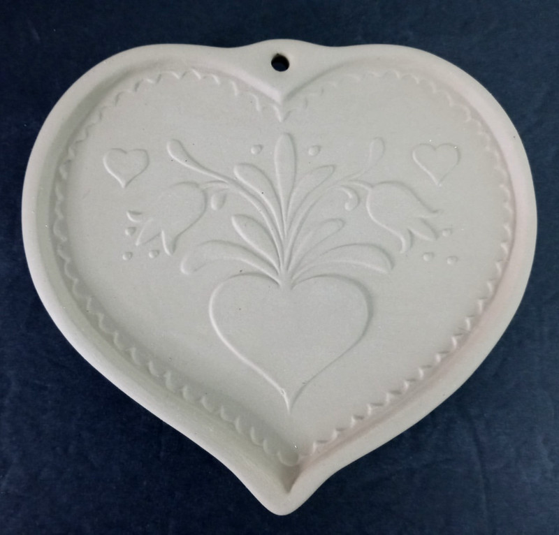 Brown Bag Cookie Art Heart and Pig Mold Vintage Floral and Pig gallery