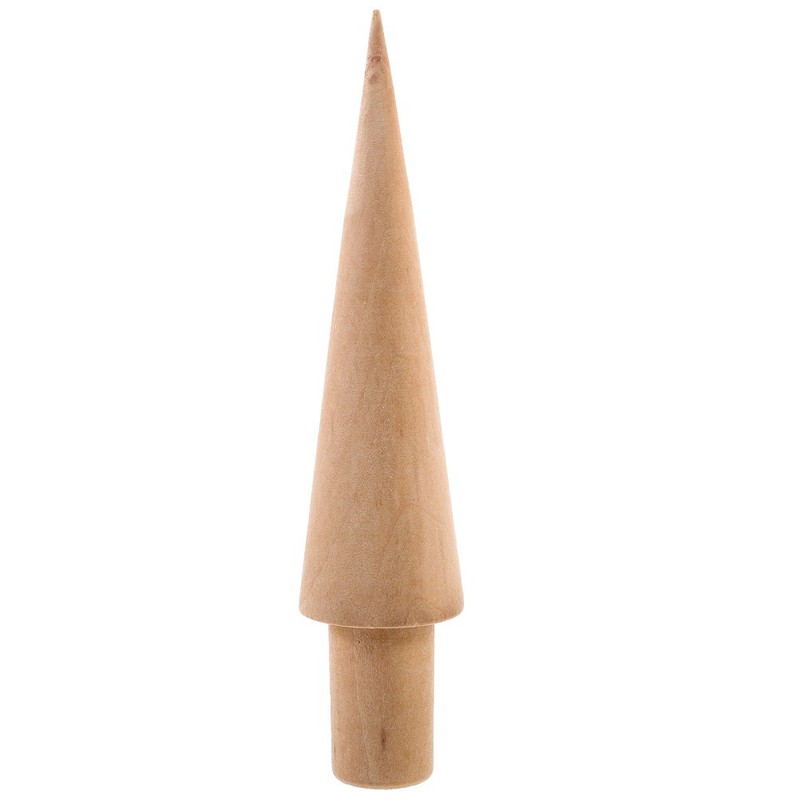 Cone Baking Tool Ice Cream Mold Shape Accessories Wooden Cones
