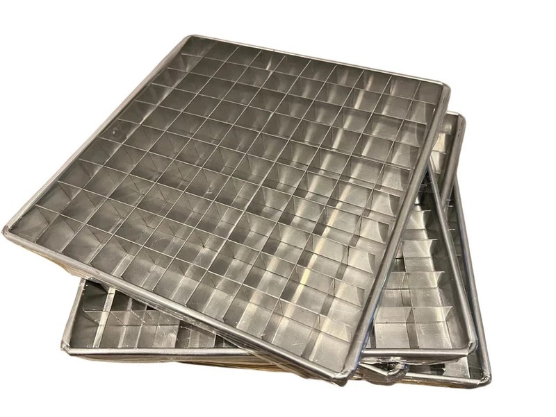 Brownie Divider Baking Mold Cake for 100 holes 10×10 Grid Aluminum FREE SHIPPING