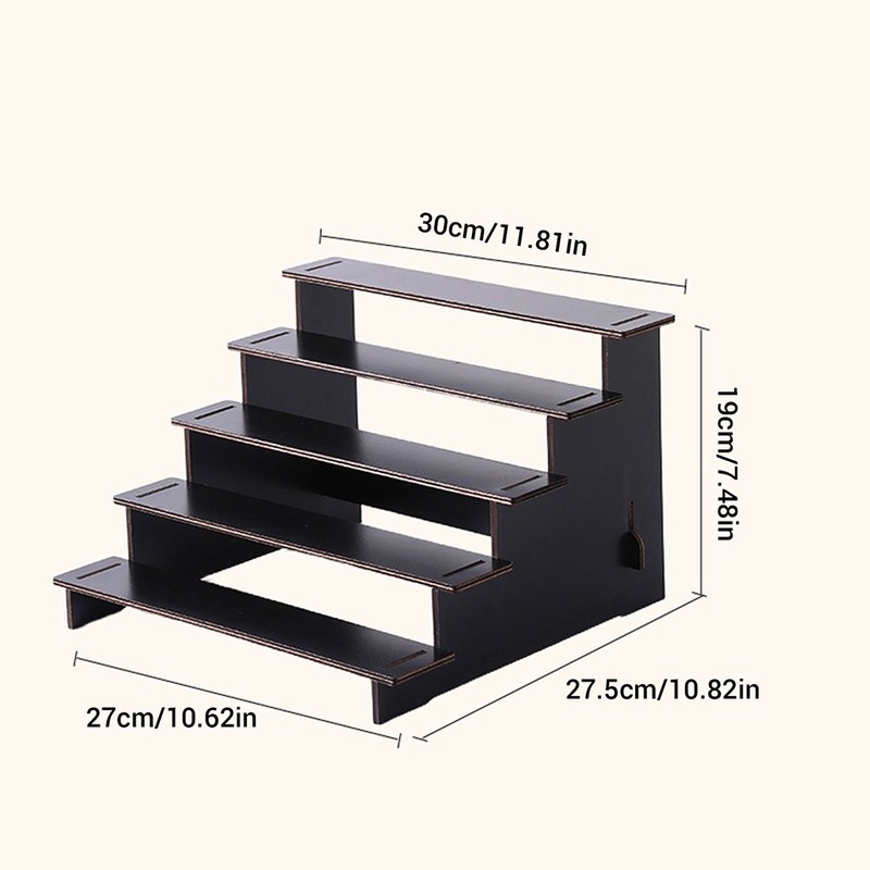 5-Tier Display Shelf Makeup Organizer Cosmetic Storage Perfume Holder