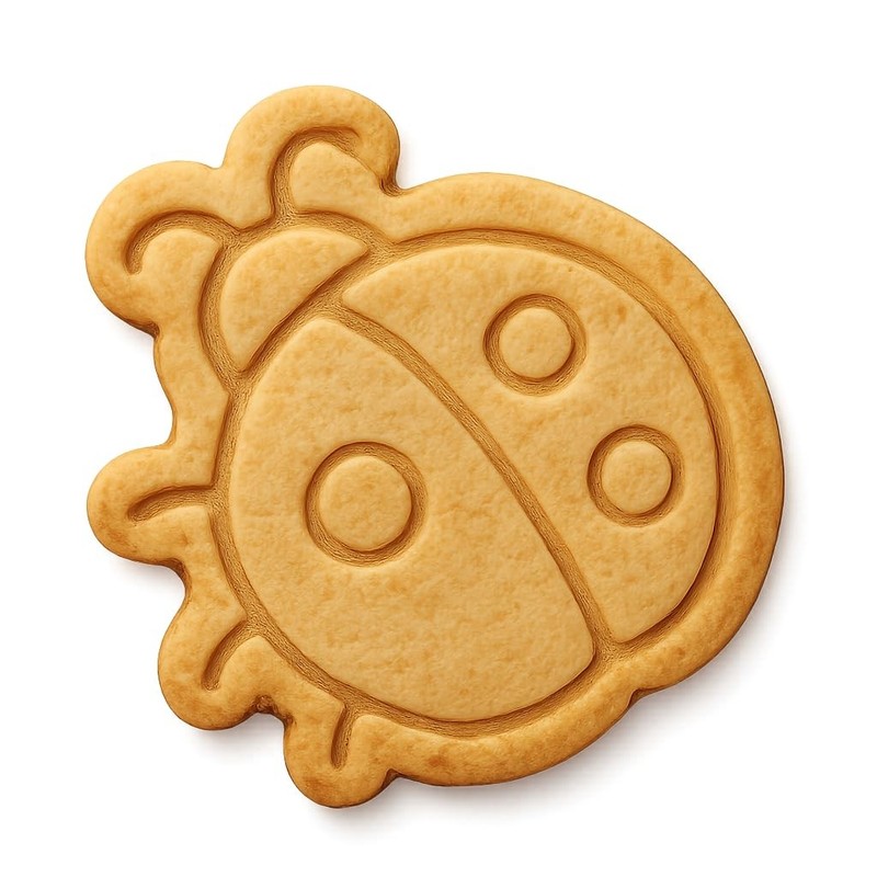 Crawling Ladybug Cookie Cutter & Stamp - 4x3.5 Fun Kitchen Baking gallery