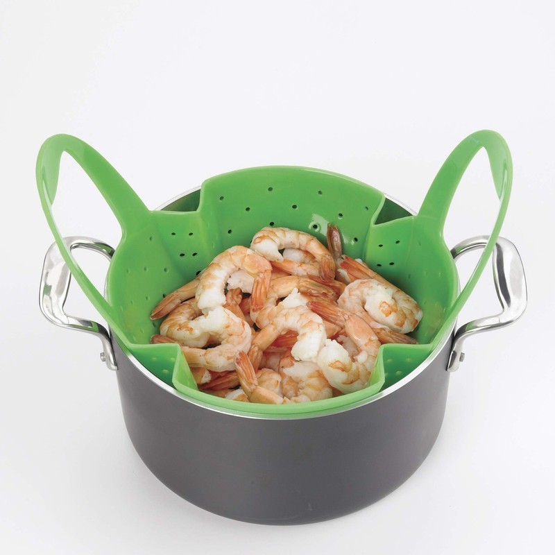 Silicone Steamer Basket Collapsible Insert for Pots Pans Microwave Pressure Cook gallery